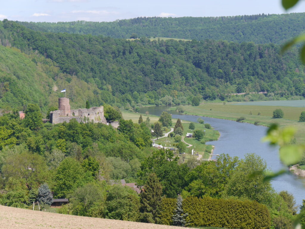 Burg Polle mit Weserschleife